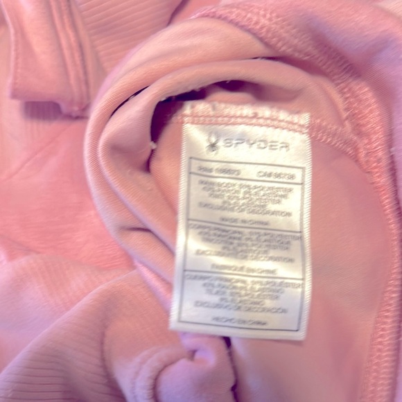 Pink Crop Quarter-Zip Pullover - Picture 4 of 6
